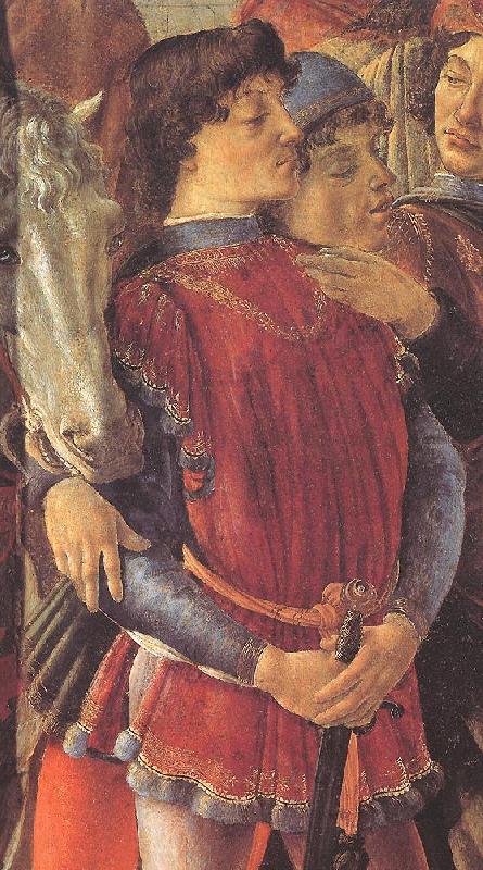 BOTTICELLI, Sandro The Adoration of the Magi (detail)